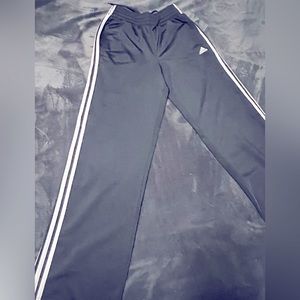 Adidas track pants, flare.